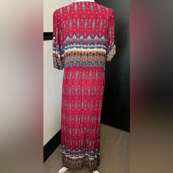 Boho Print Maxi Dress - Picture 9 of 12